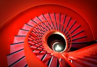 Artphotolyon Escalier rouge vente de photographies. Photo Grégory Picout. Tirage photographique de Lyon